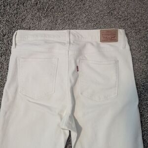 Levi's White Denim Jeans